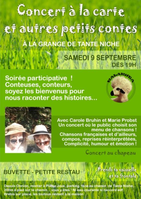 Concert CTN 9 septembre 23 - plaine joux